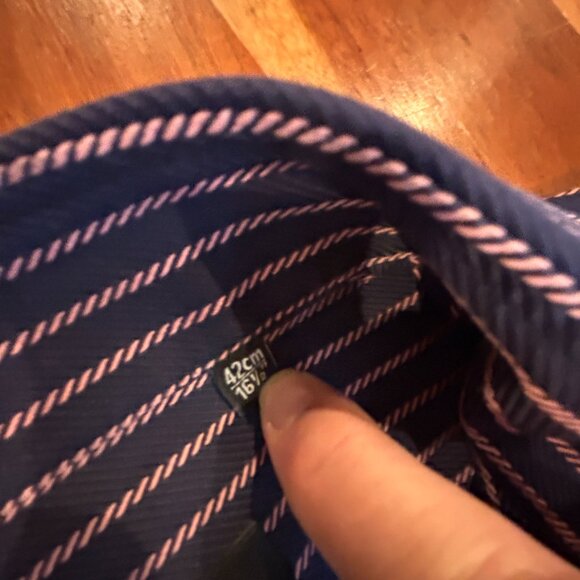 Stanza Long Sleeve Dress Shirt, Mens 42 cm/16.5 - Picture 8 of 15